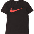Nike grafisk T-shirt top til mænd, lille sort bomuld