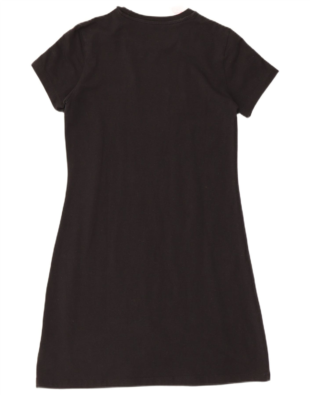 ADIDAS Piger Grafisk T-Shirt Kjole 13-14 År Sort Bomuld