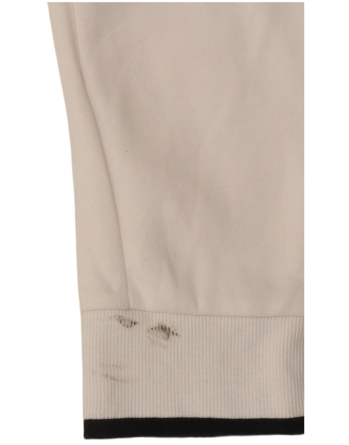 Puma Graphic Sweatshirt Jumper UK 10 Small White Bomuld