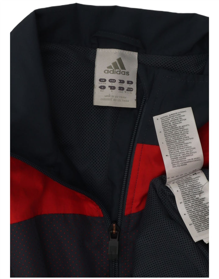 ADIDAS Træningsdragt til mænd, topjakke UK 44/46 Stor marineblå farveblok