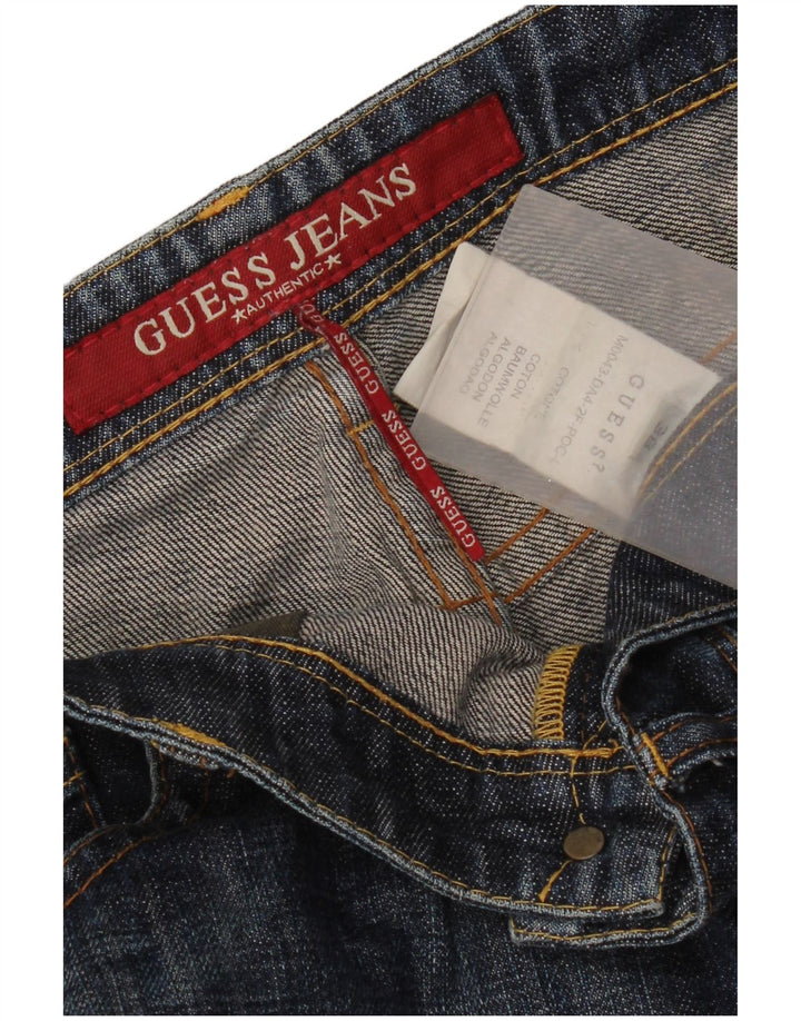 Guess Straight Jeans til mænd W38 L34 Blå bomuld