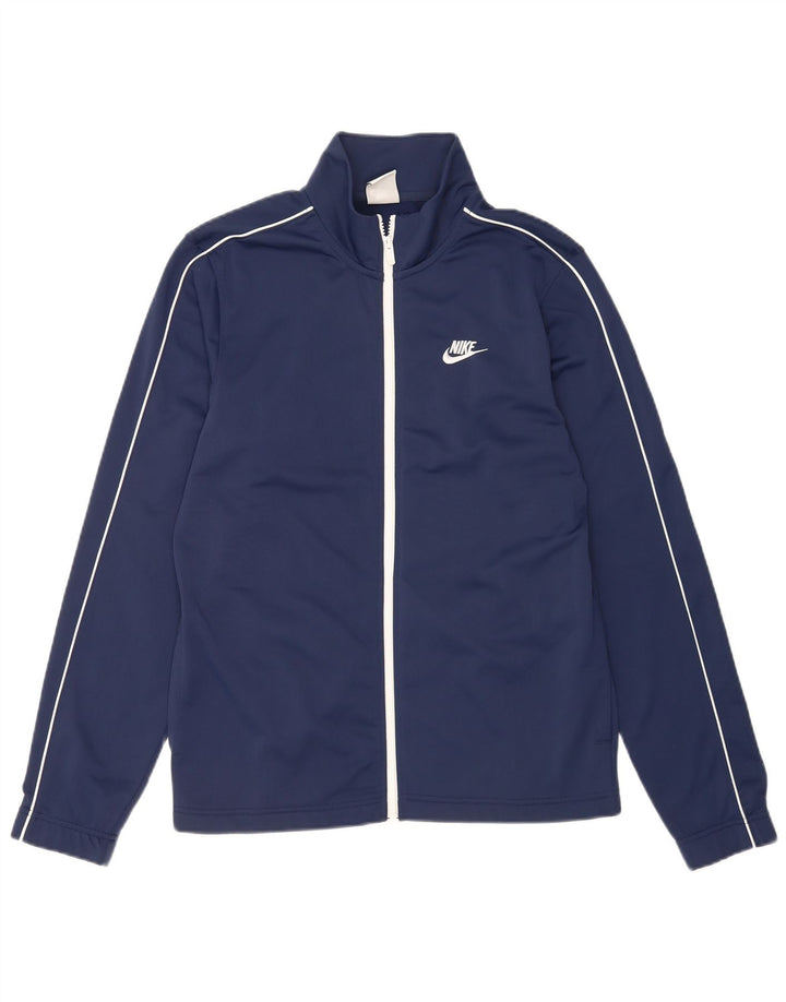 Nike træningsdragt til mænd, topjakke, lille marineblå polyester