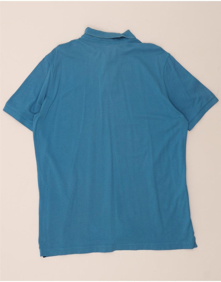 PAUL & SHARK Mens Polo Shirt XL Blue Cotton Vintage Paul & Shark and Second-Hand Paul & Shark from Messina Hembry 