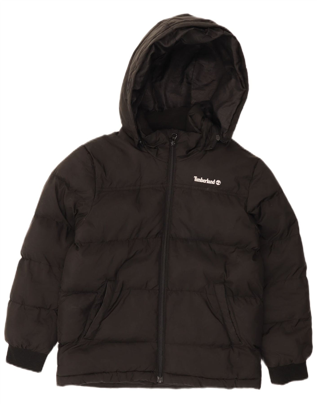 TIMBERLAND hættejakke til drenge 9-10 år sort polyester