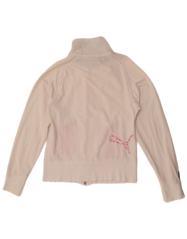 Puma træningsdragt topjakke til kvinder UK 12 Medium Off White