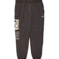 PUMA Mens Graphic Tracksuit Trousers Joggers Large  Grey Cotton