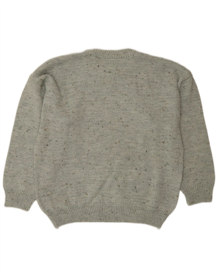 South Coast Herre Crew Neck Jumper Sweater IT 52 Stor Grå Flecked