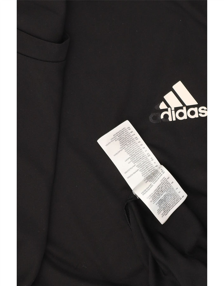 Adidas Herre Grafisk T-Shirt Top 2XL Sort Polyester