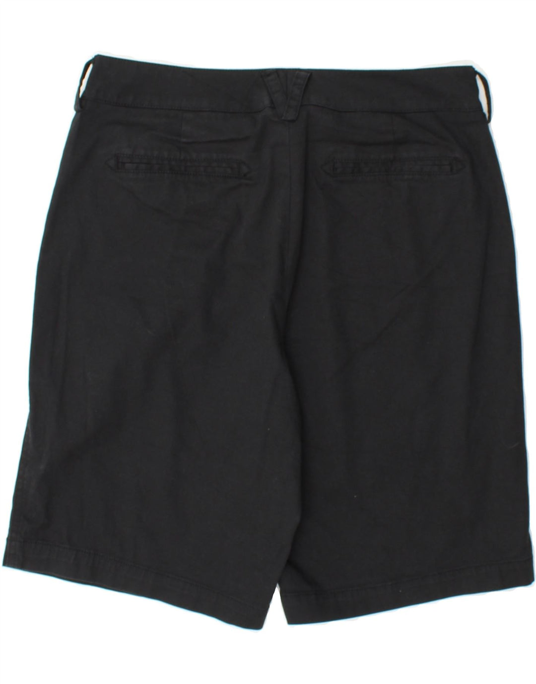 DOCKERS Womens Curvy Mid Rise Chino Shorts US 6 Medium W30 Black Cotton Vintage Dockers and Second-Hand Dockers from Messina Hembry 