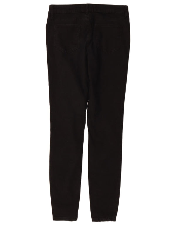 Fat Face Dame Jegging Jeans UK 10 Small W30 L29 Black Bomuld