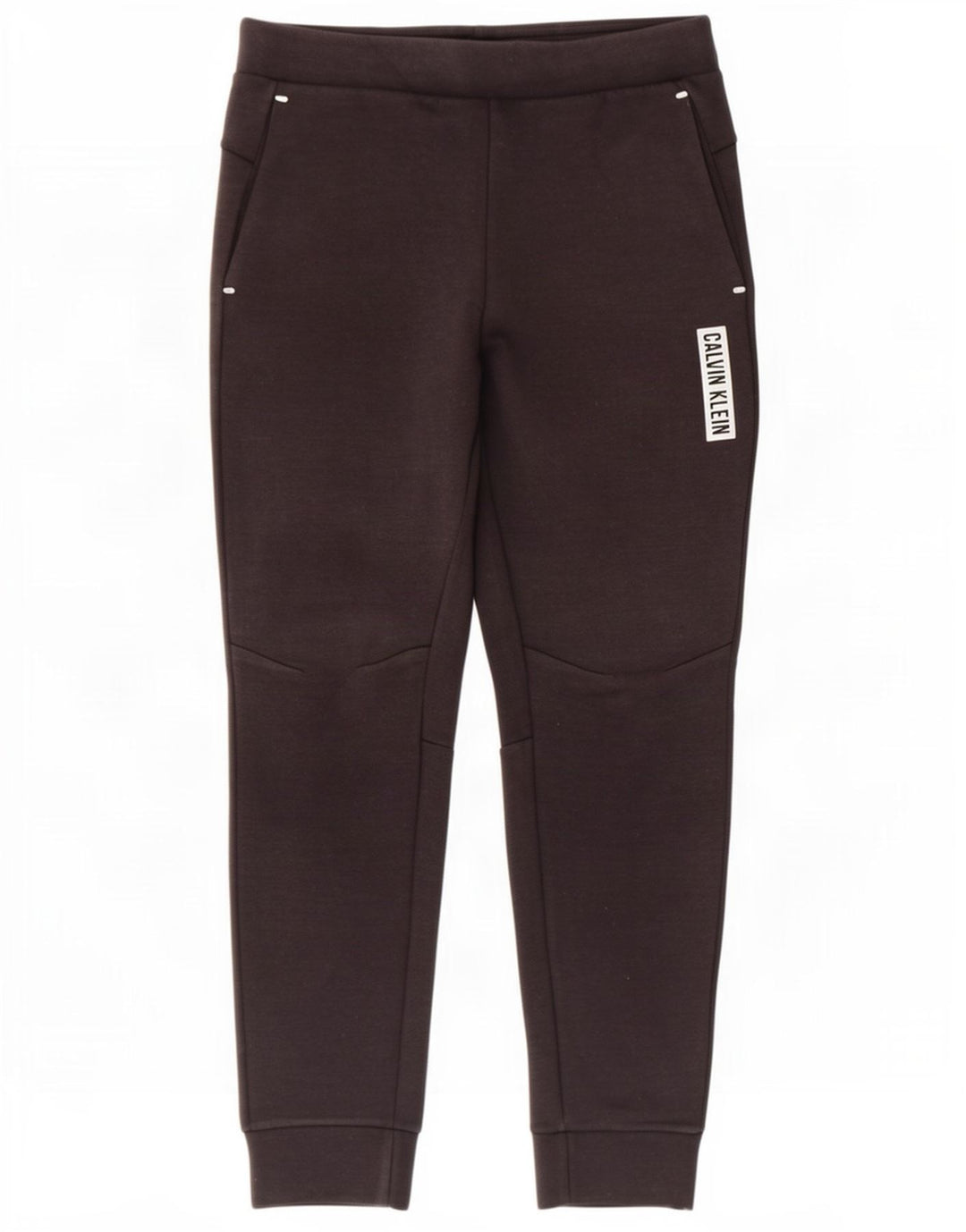Calvin Klein Herre grafisk træningsdragt Bukser Joggers Små grå polyester