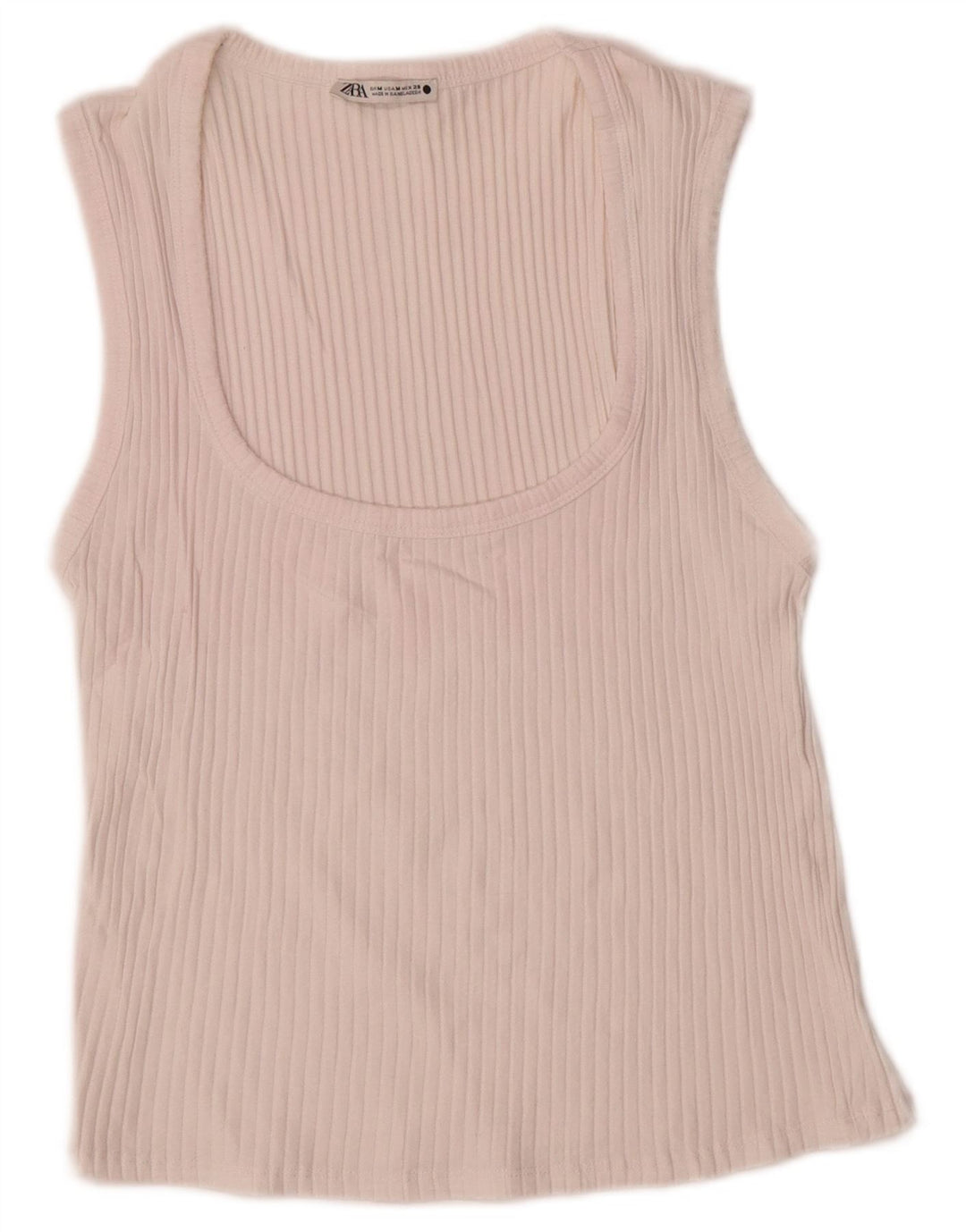 Zara Damevest Top UK 12 Medium Off White