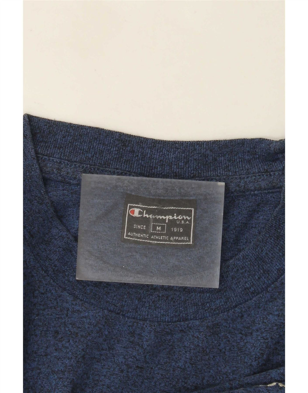 Champion Herre T-Shirt Top Medium Blå