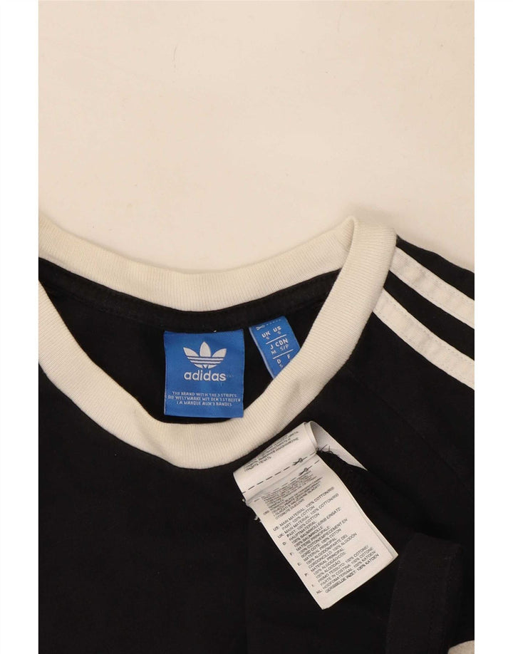 Adidas herre T-shirt top lille sort bomuld