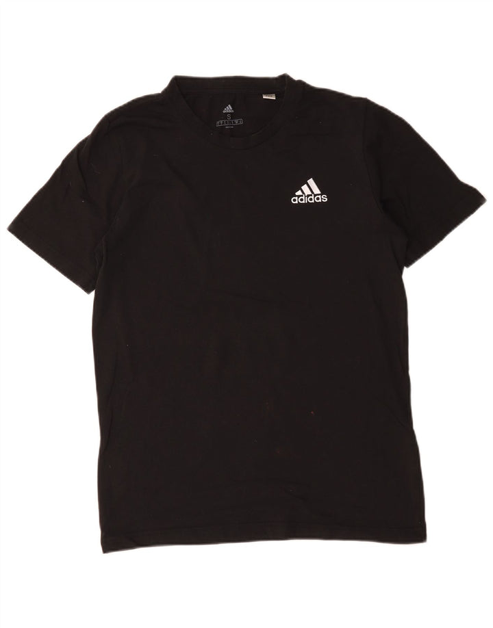 Adidas herre T-shirt top lille sort bomuld