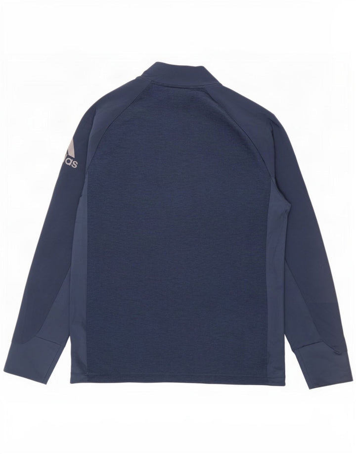 Adidas Graphic Pullover Træningsdragt Top Medium Navy Blue Colourblock