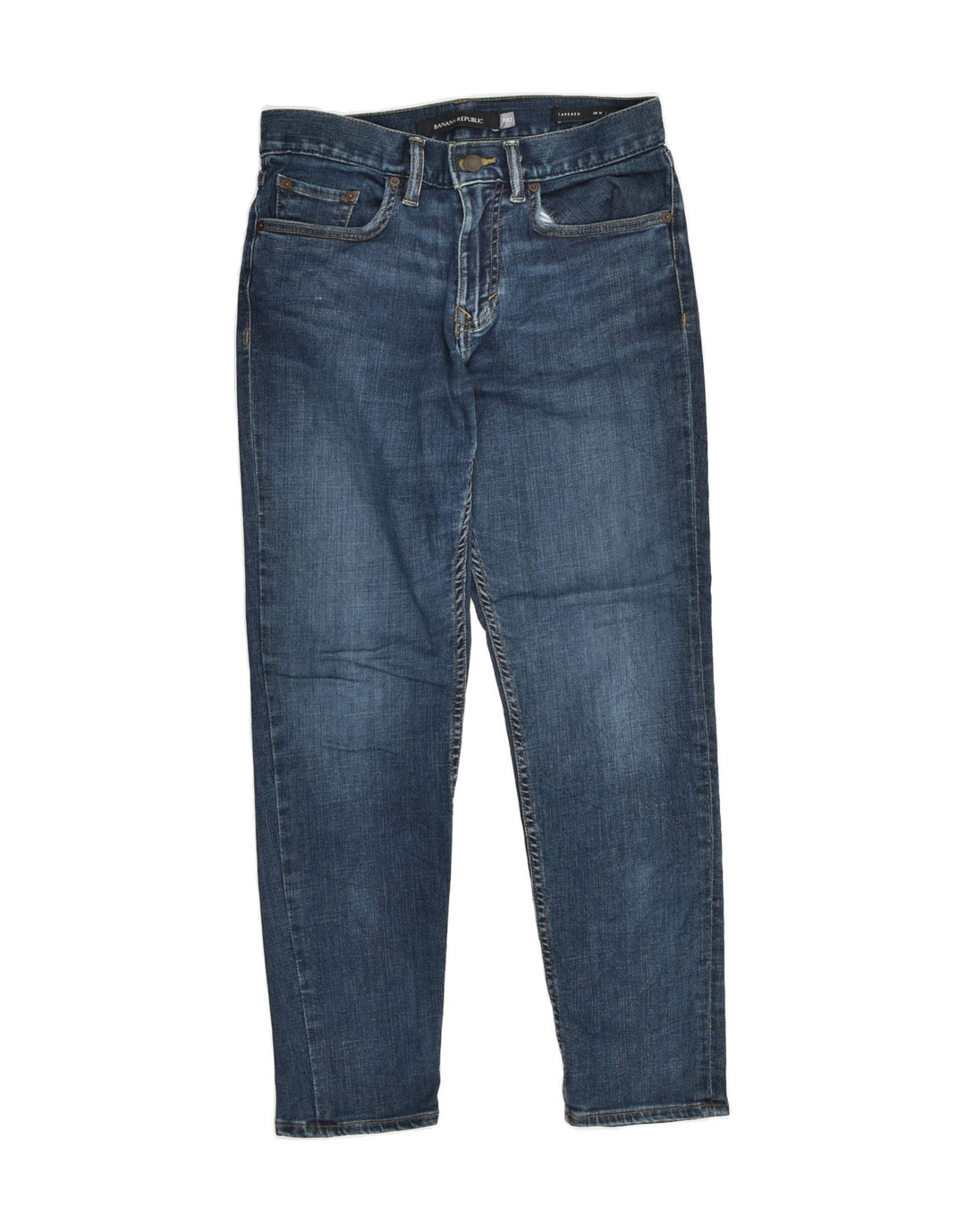 BANANA REPUBLIC Womens Tapered Jeans W28 L28  Blue Cotton | Vintage Banana Republic | Thrift | Second-Hand Banana Republic | Used Clothing | Messina Hembry 