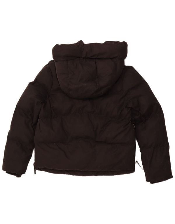 ALL SAINTS Dame hættejakke UK 10 Small Black Polyester