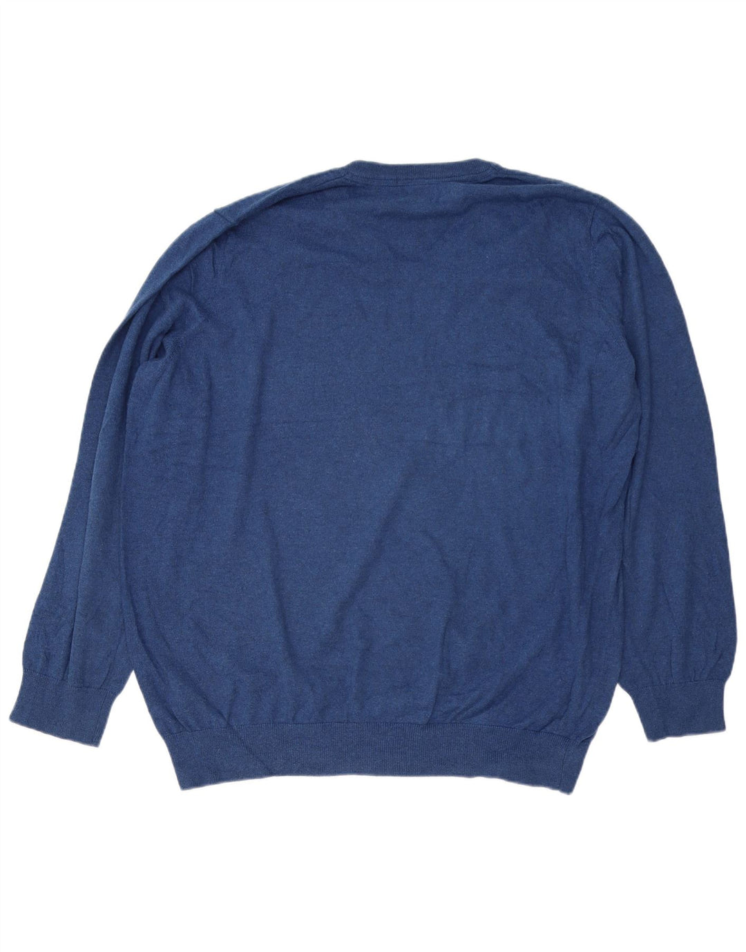 L.L.BEAN Herre V-hals sweater 2XL Blå Bomuld