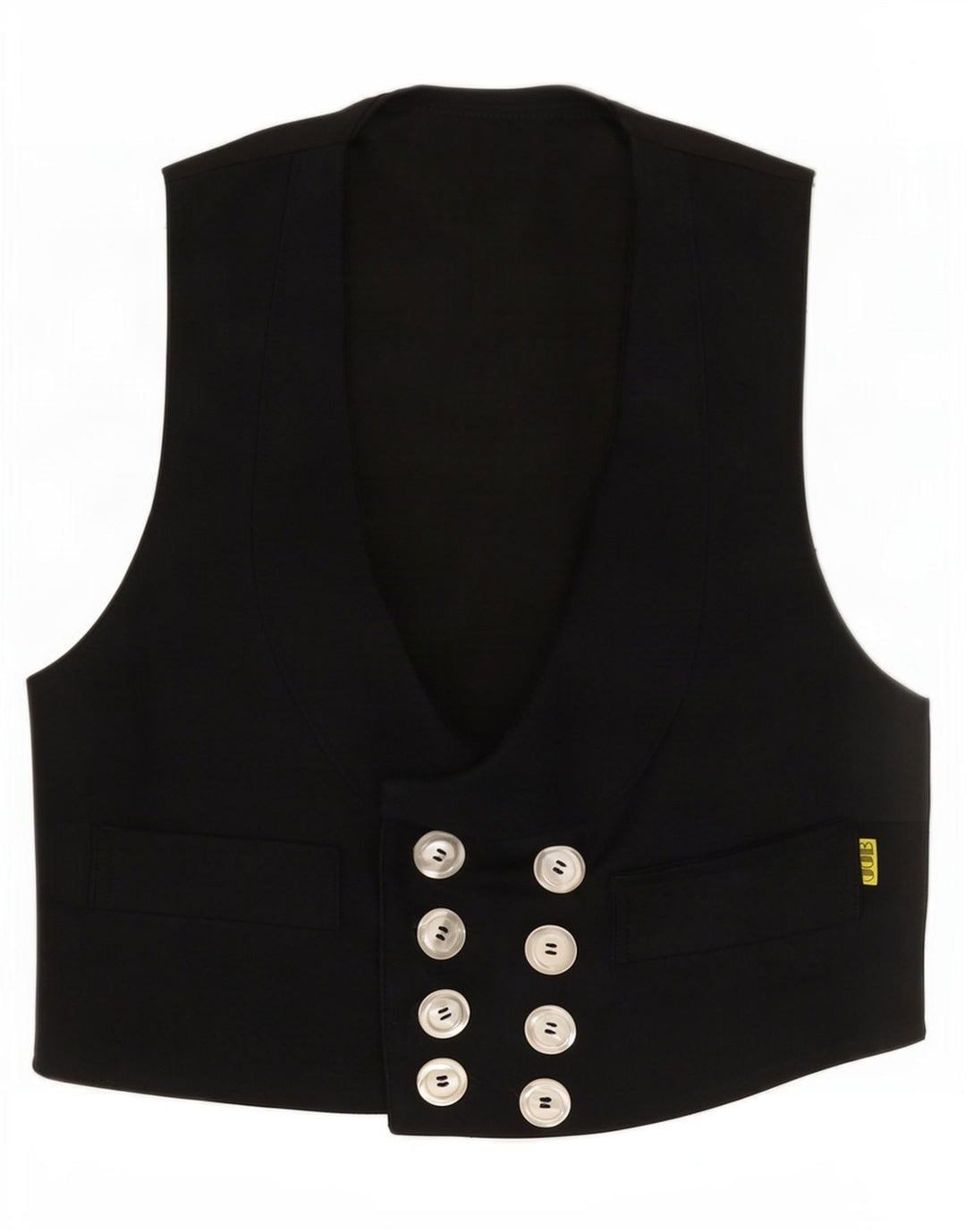 Vintage damevest EU 44 XL Sort