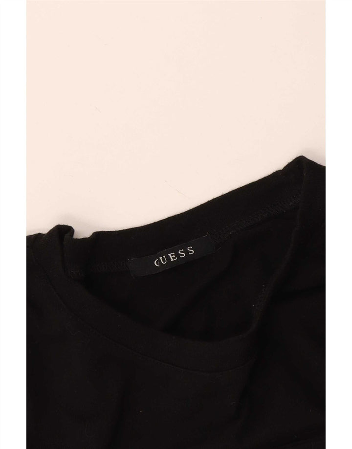 Guess Herre grafisk T-shirt Top Medium Sort