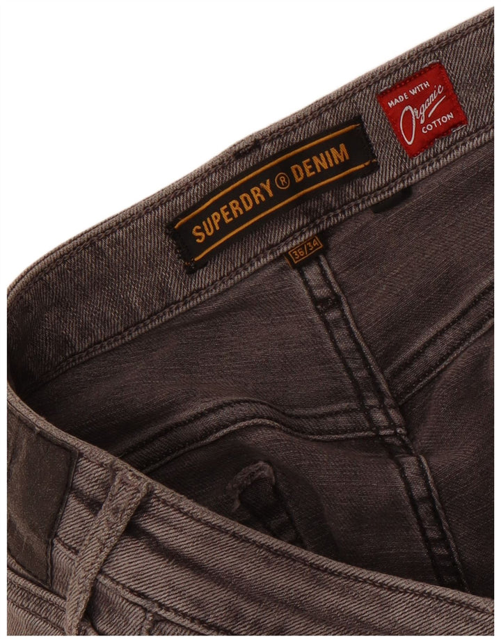 Superdry Skinny Jeans til mænd W36 L34 Grå bomuld