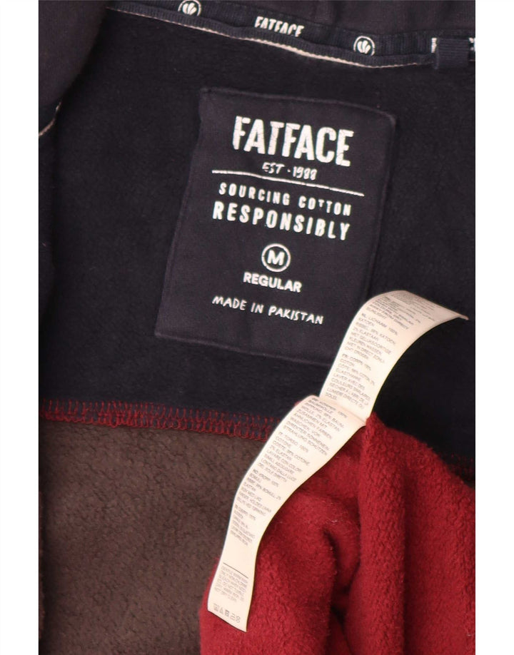 Fat Face Herre hættetrøje med lynlås Medium Flerfarvet Colourblock