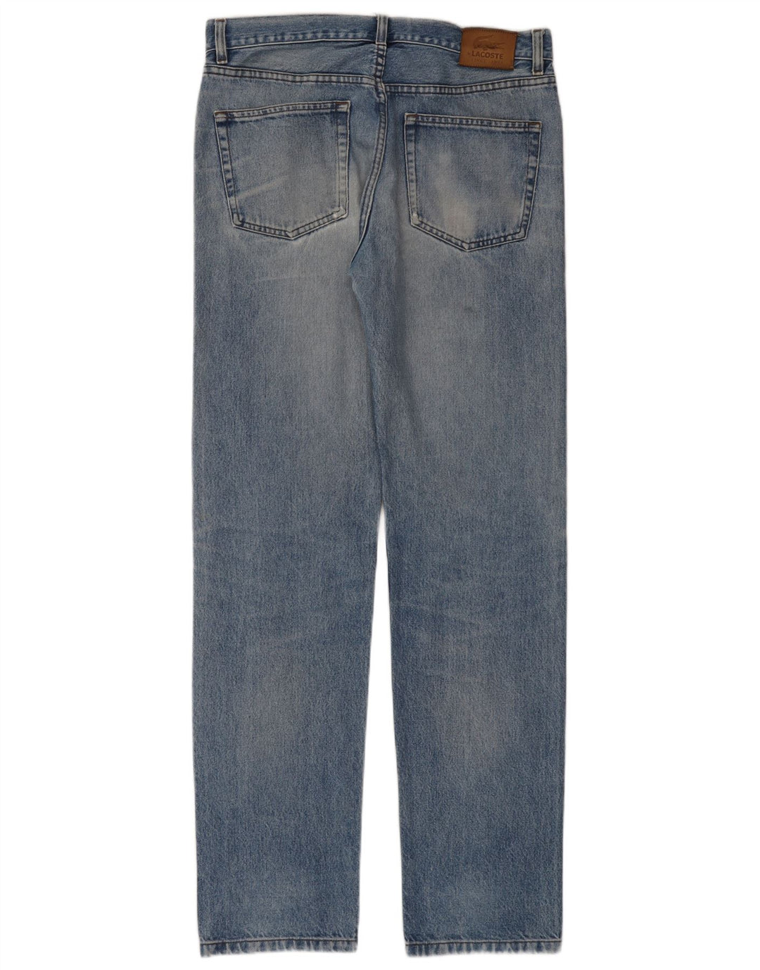 LACOSTE Straight jeans til mænd W34 L34 Blå