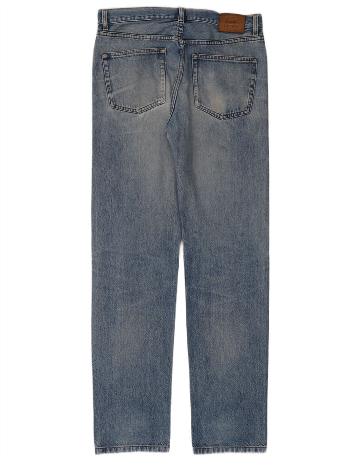 LACOSTE Straight jeans til mænd W34 L34 Blå