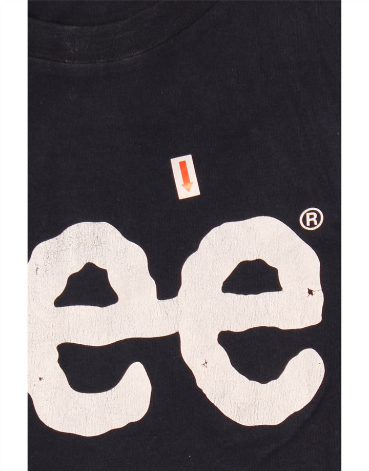 Lee Herre Regular Fit grafisk T-shirt top lille marineblå
