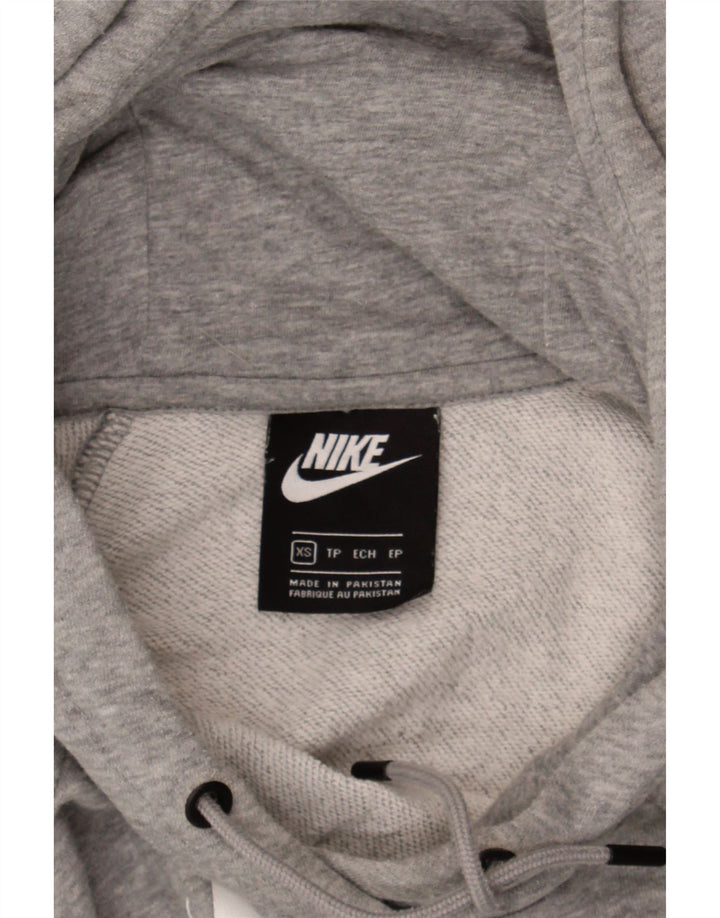 NIKE Mens Graphic Hoodie Jumper XS Grey Cotton Vintage Nike and Second-Hand Nike from Messina Hembry 