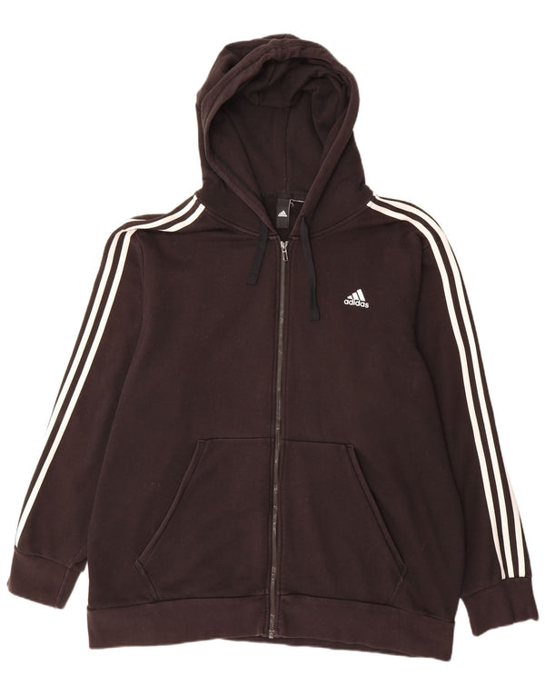 Adidas Hættetrøje med lynlås til mænd 2XL Sort