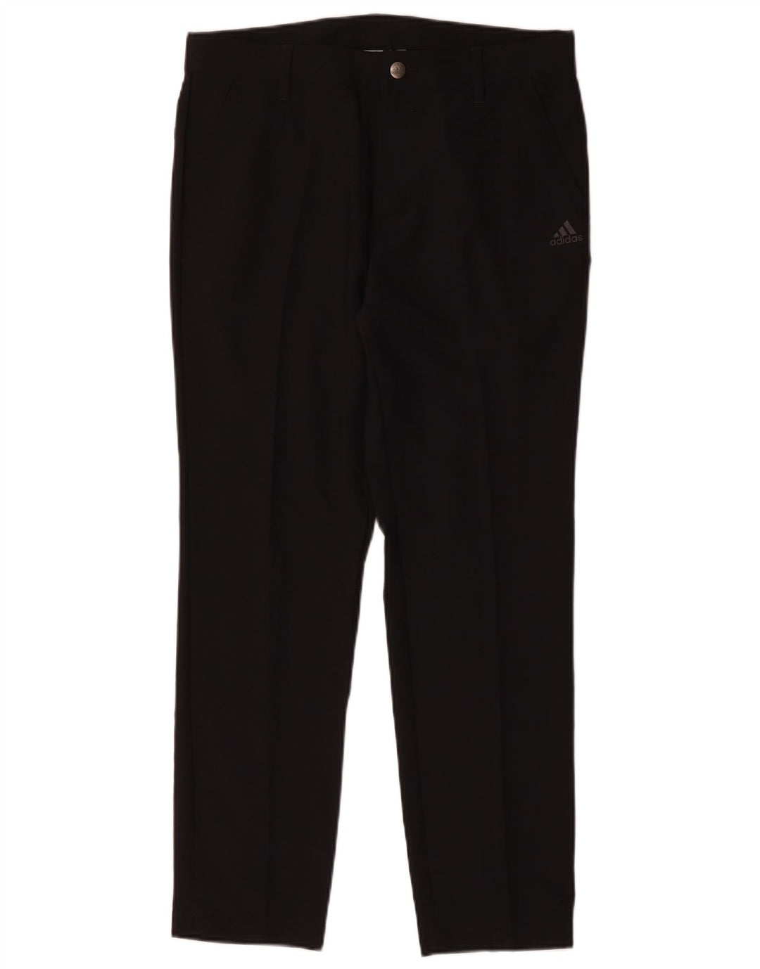 Adidas Herre Slim Chino Bukser W32 L30 Sort Polyester