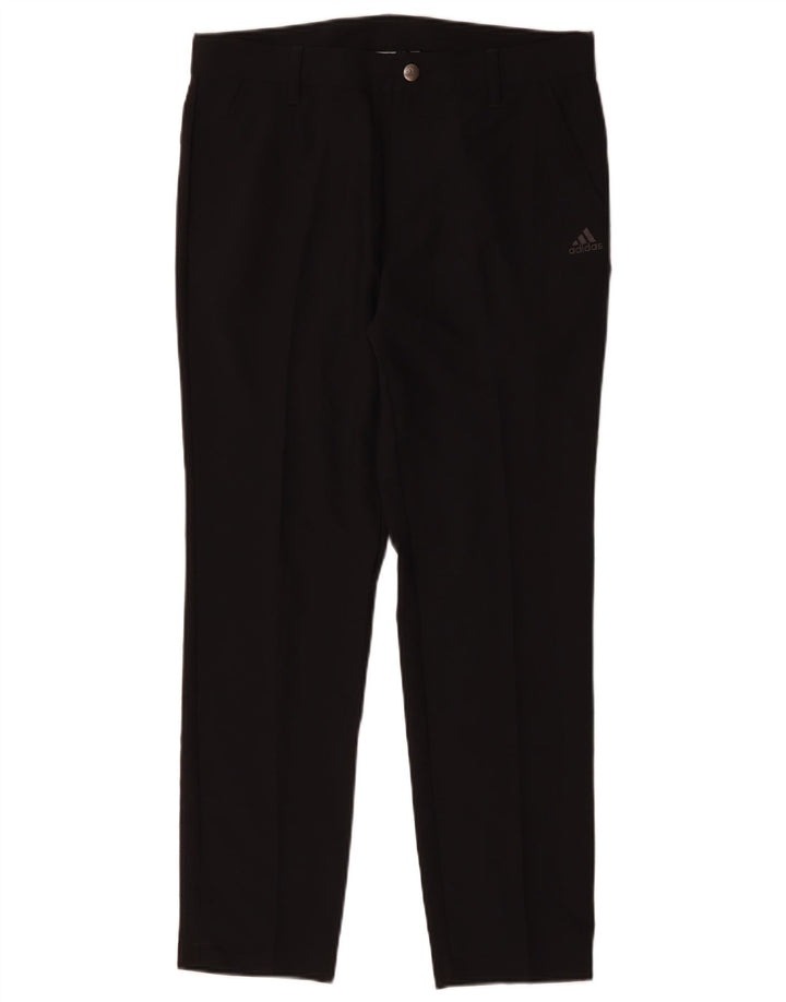 Adidas Herre Slim Chino Bukser W32 L30 Sort Polyester