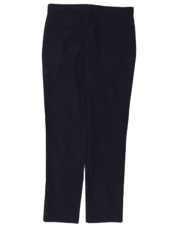 Zara drenge slim chino bukser 11-12 år W26 L26 marineblå polyester