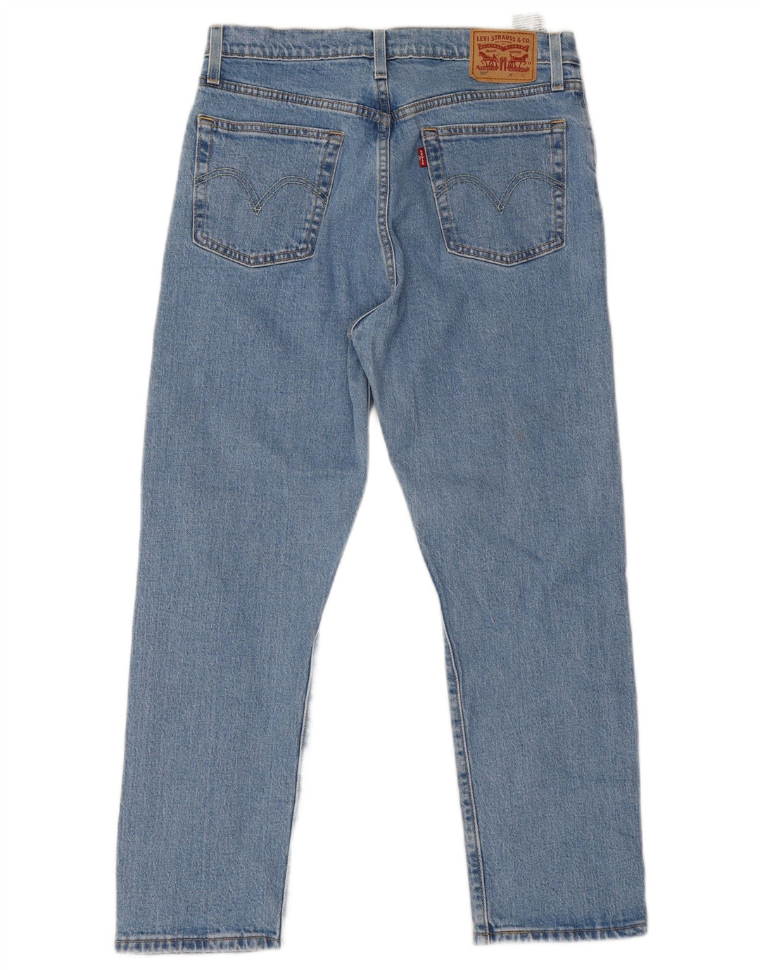 Levi's Dame 501 Straight Jeans W29 L25 Blå Bomuld
