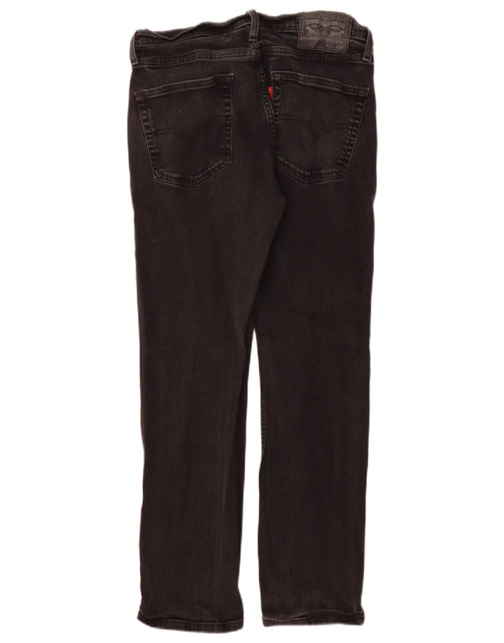 Levi's Herre 514 lige jeans W31 L30 sort bomuld