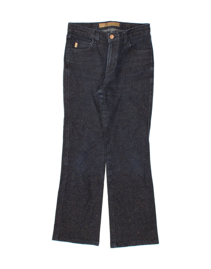 GUESS Womens Bootcut Jeans W29 L28 Navy Blue Spotted Cotton Vintage Guess and Second-Hand Guess from Messina Hembry 