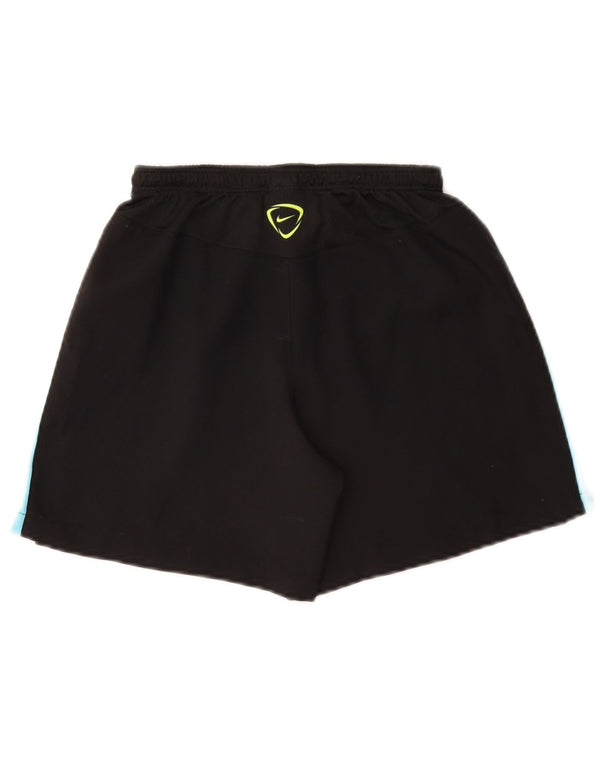 NIKE Dri Fit sportsshorts til drenge 8-9 år Small Black Colourblock Polyester
