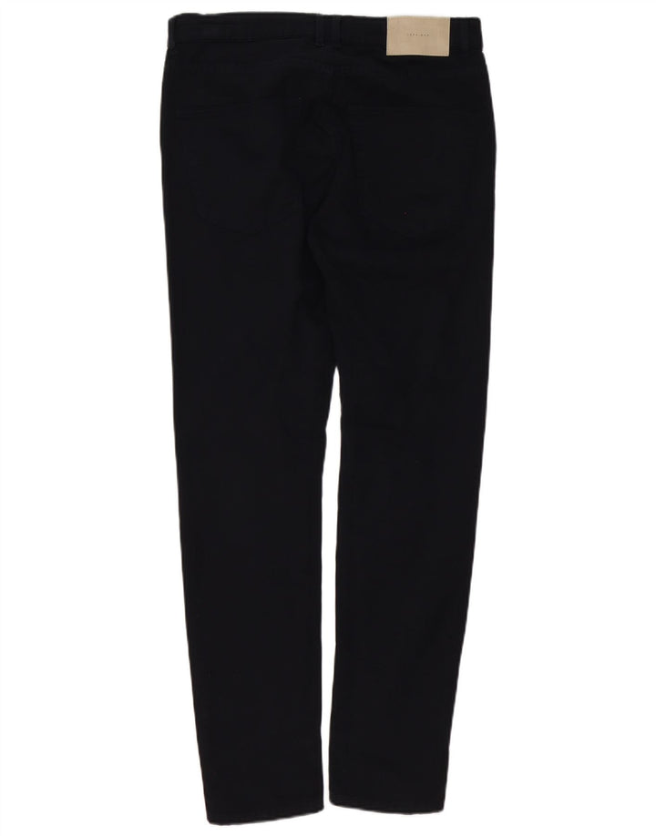 Zara Herre Slim Jeans W30 L30 Marineblå Bomuld