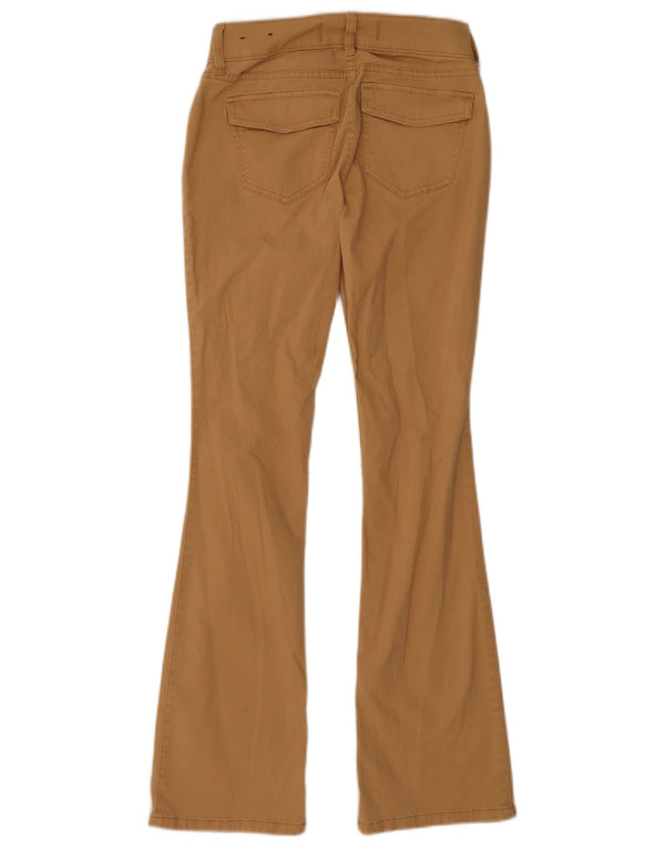 Hollister Dame Bootcut Jeans med lav talje US 00 2XS W23 L26 Beige Bomuld