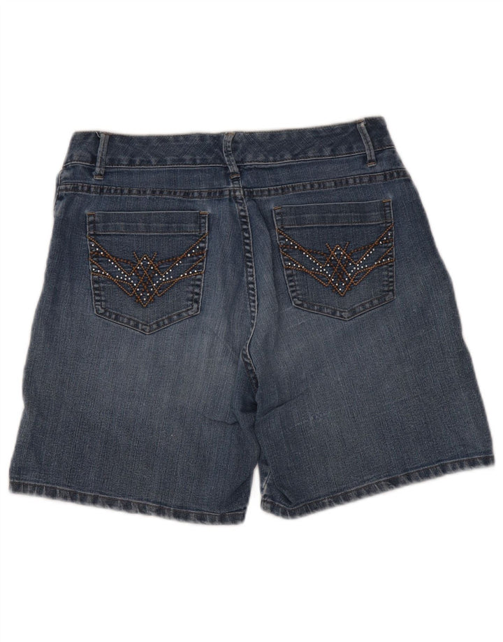 LEE Womens Slender Secret Low Waist Denim Shorts W30 Medium  Blue