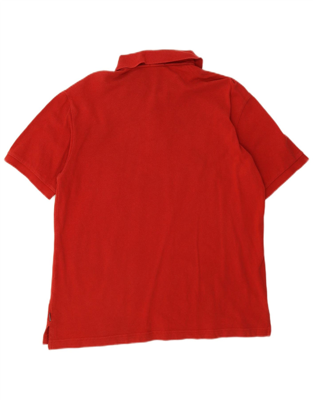 BELFE Mens Polo Shirt Medium Red Cotton