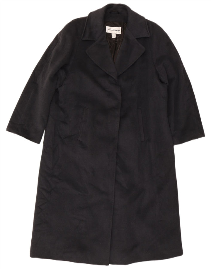 PIERRE CARDIN Dame Oversized åben overfrakke IT 44 Medium Black Acetate