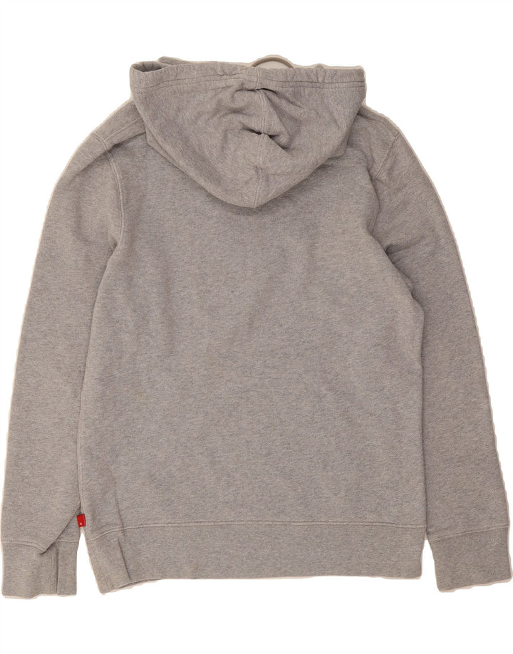 LEVI'S Mens Graphic Hoodie Jumper XS Grey Cotton Vintage Levi's and Second-Hand Levi's from Messina Hembry 