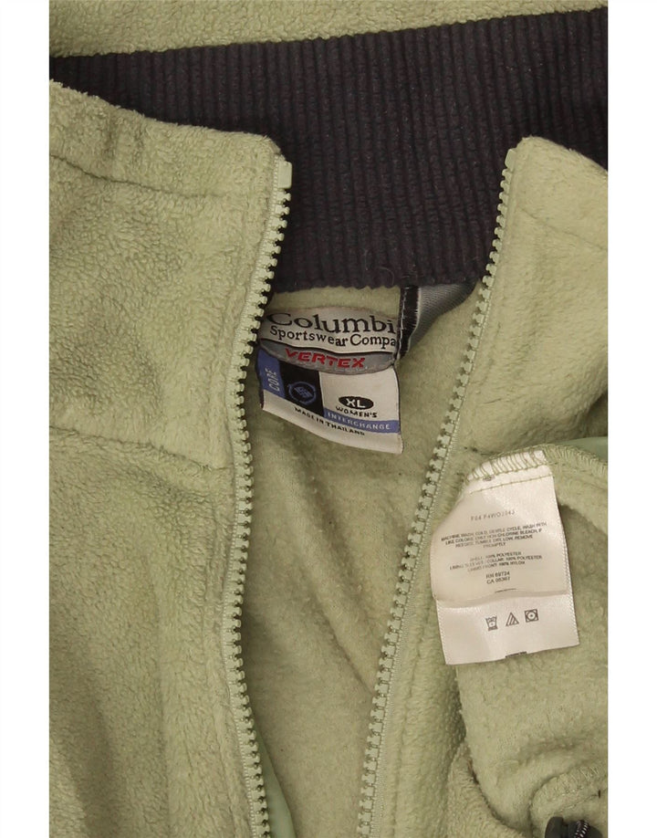 Columbia Womens Interchange Liner Fleecejakke UK 18 XL Grøn Polyester