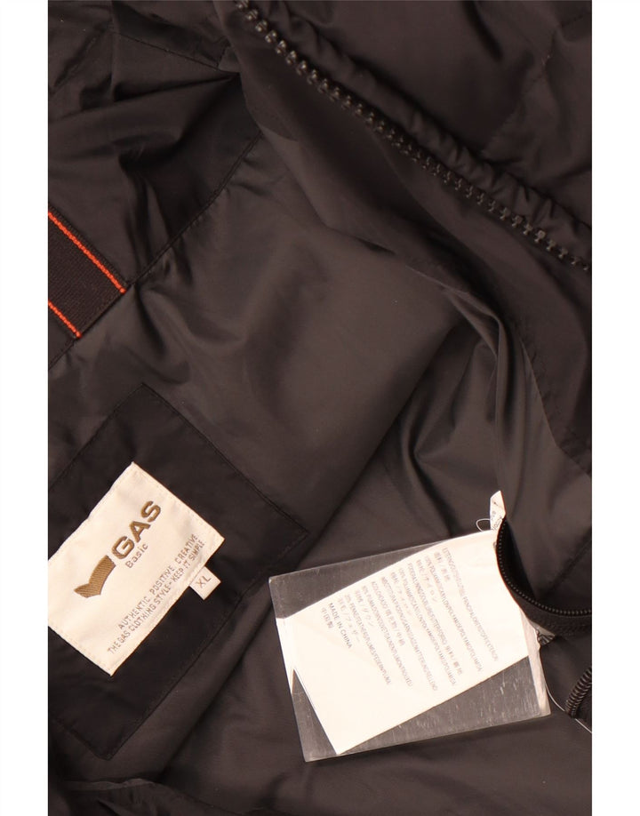 Gas Polstret jakke til mænd UK 42 XL Sort polyamid