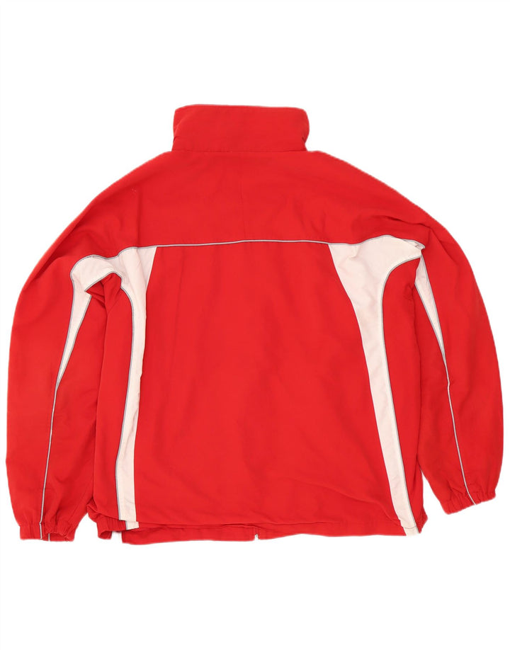 Asics Træningsdragt til mænd Top jakke Stor Rød Colourblock Polyester