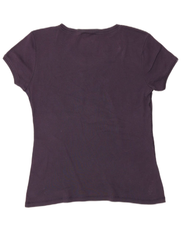 Champion Womens Heritage Classics T-Shirt Top UK 18 XL Purple