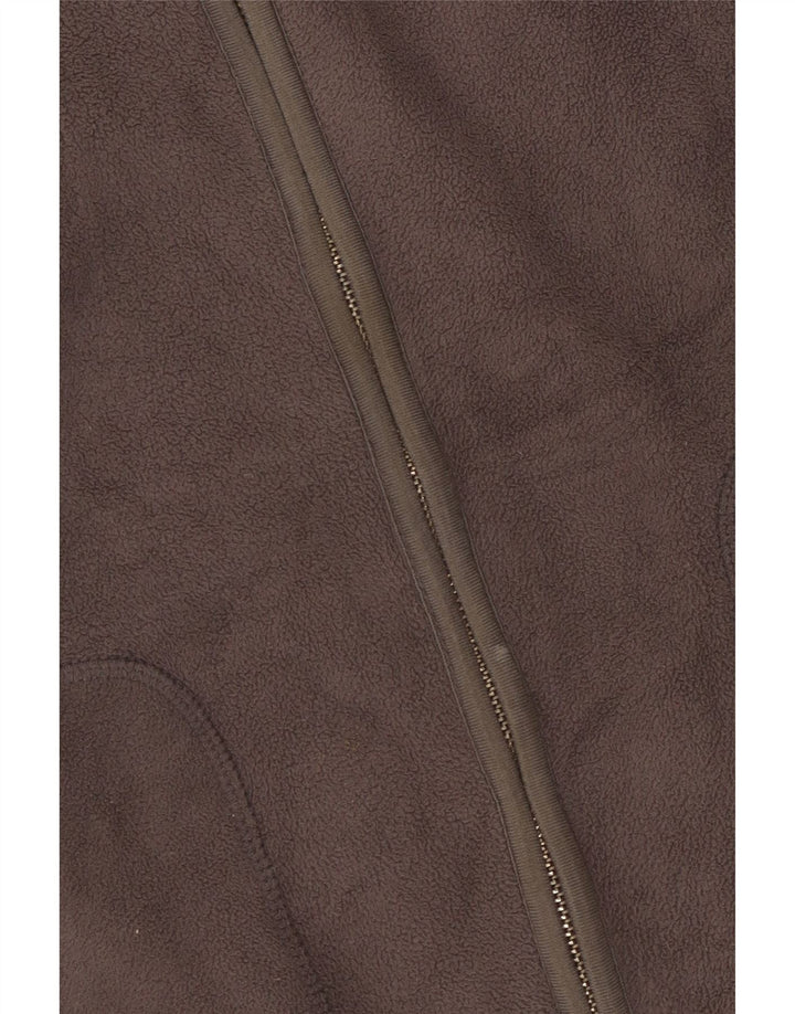 Marks & Spencer Fleecejakke til kvinder UK 12 Medium Grey Polyester